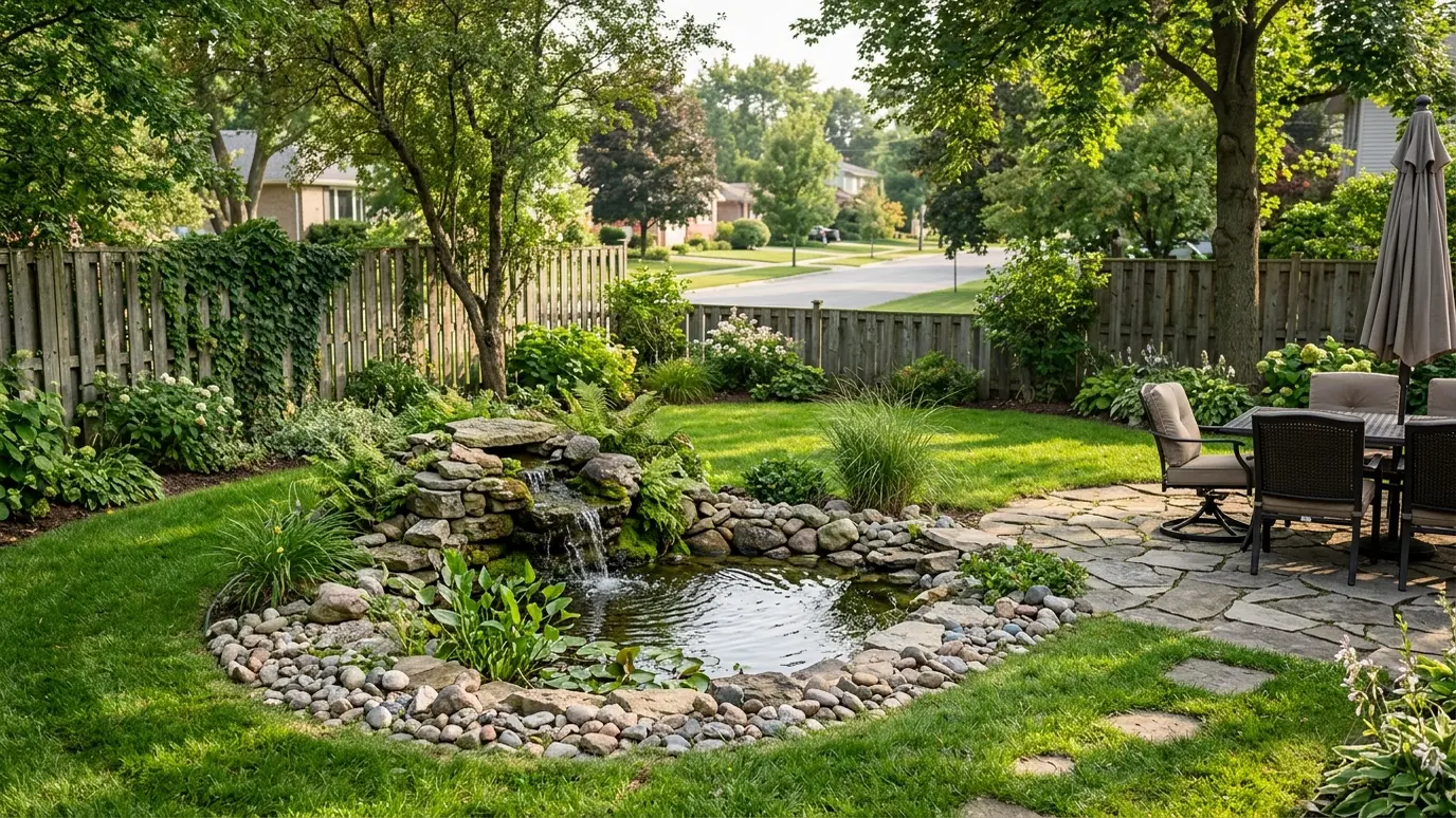Ponds and water features in Antioch, Tennessee