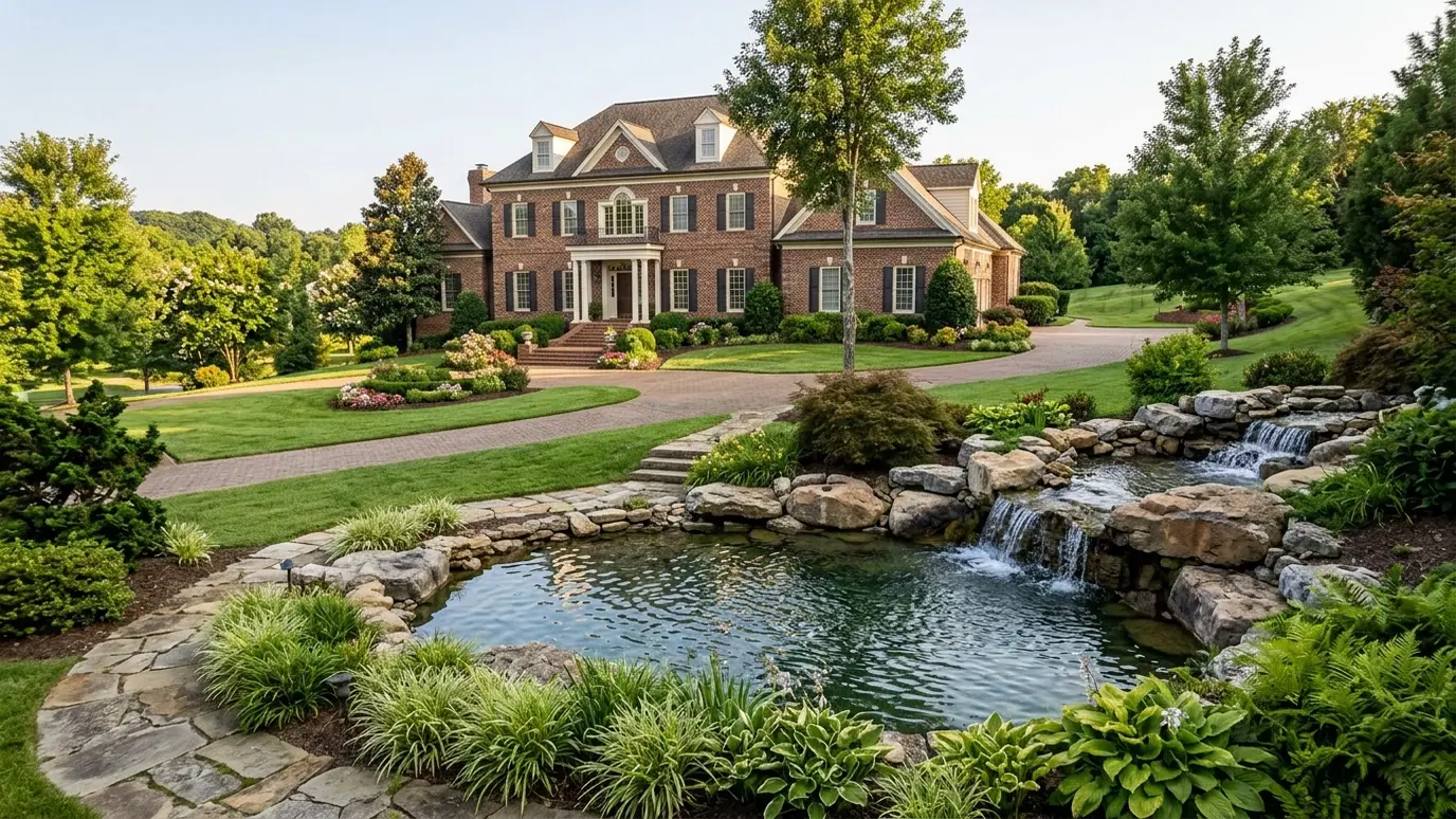 Ponds and water features in Brentwood, Tennessee