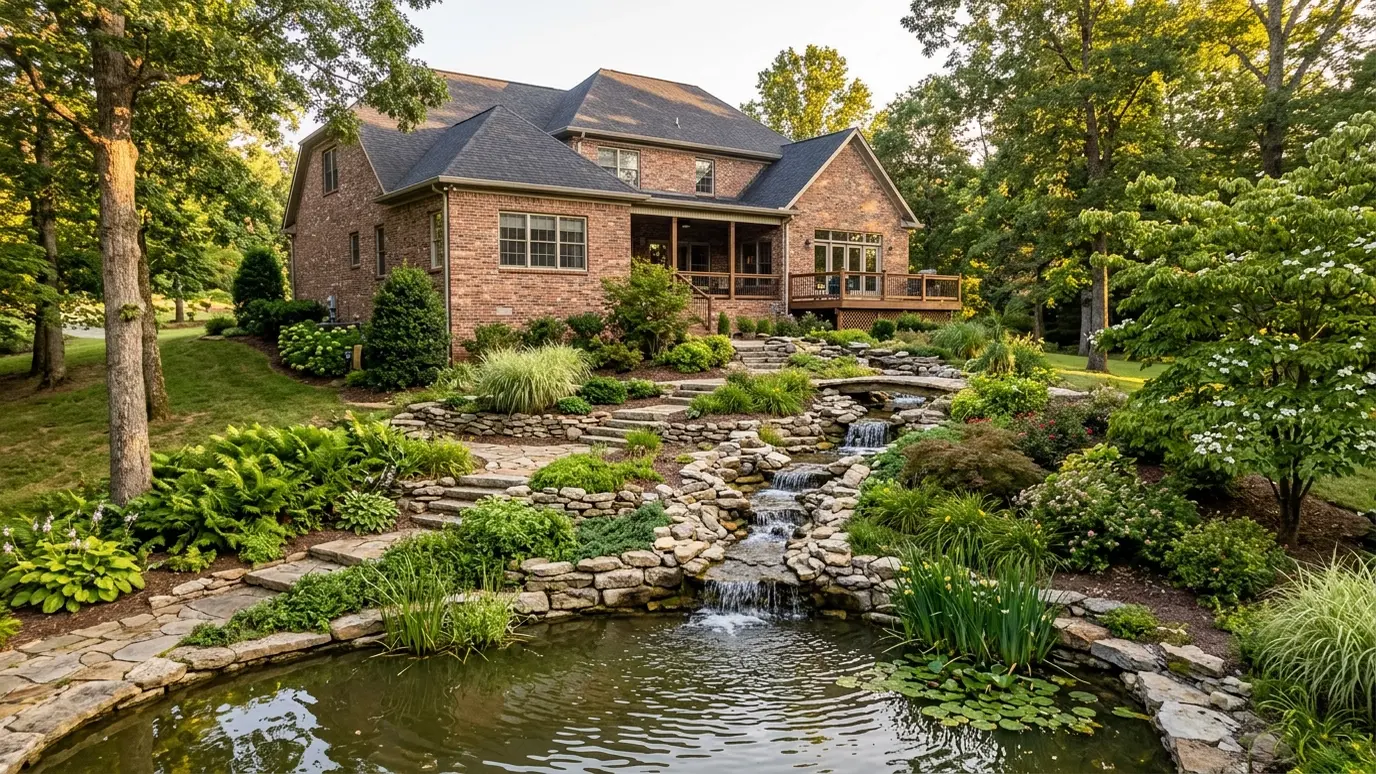 Ponds and water features in Goodlettsville, Tennessee