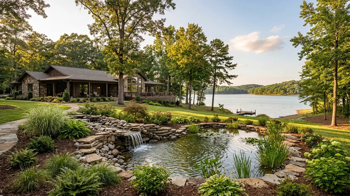 Ponds and water features in Hermitage, Tennessee