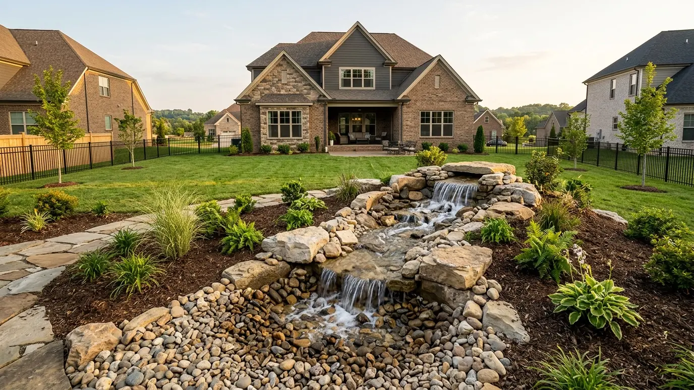 Ponds and water features in Mt. Juliet, Tennessee