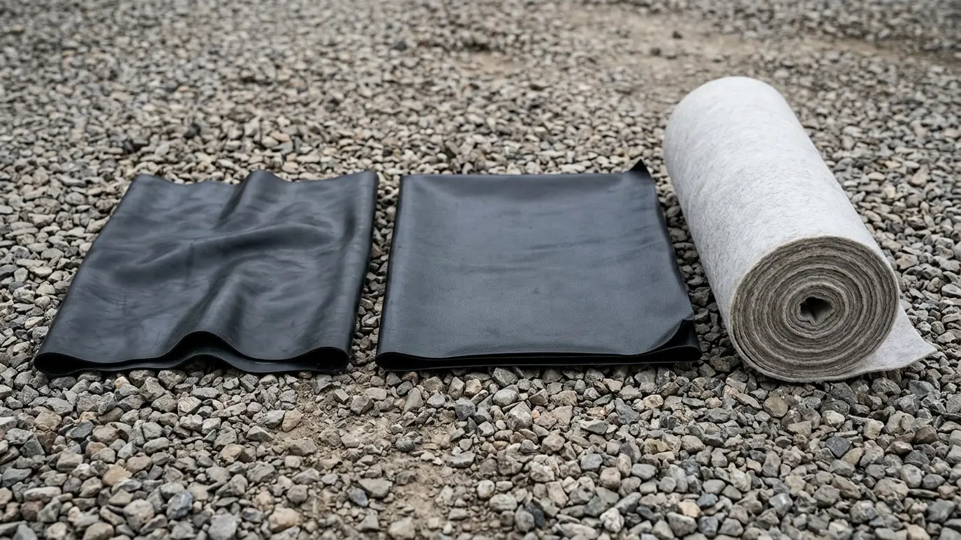 Pond Liner Types: EPDM, PVC, RPE and Preformed Shells Compared
