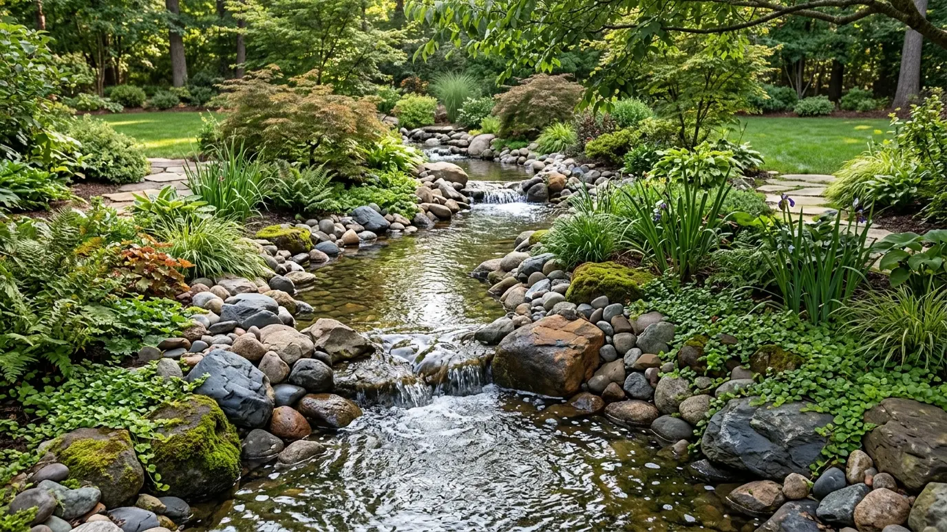 Backyard Stream Installation in Nashville and Middle Tennessee