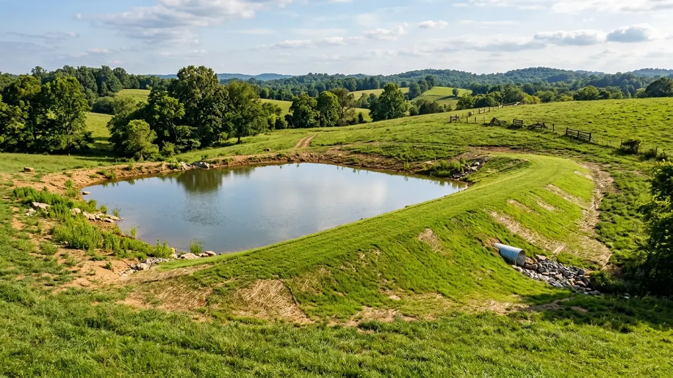 Farm Pond Construction in Nashville and Middle Tennessee