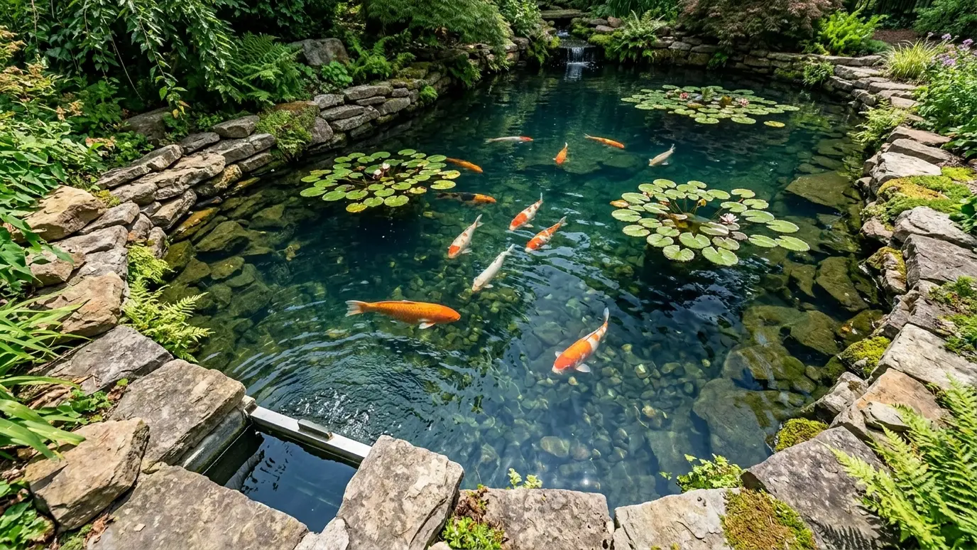 Koi Pond Installation in Nashville and Middle Tennessee
