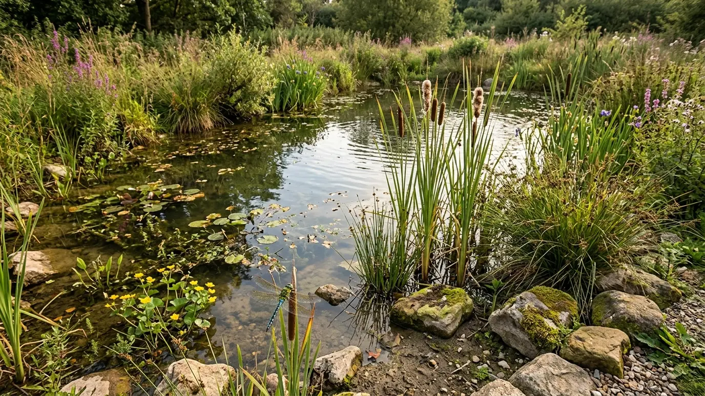 Natural Wildlife Pond Design in Nashville and Middle Tennessee