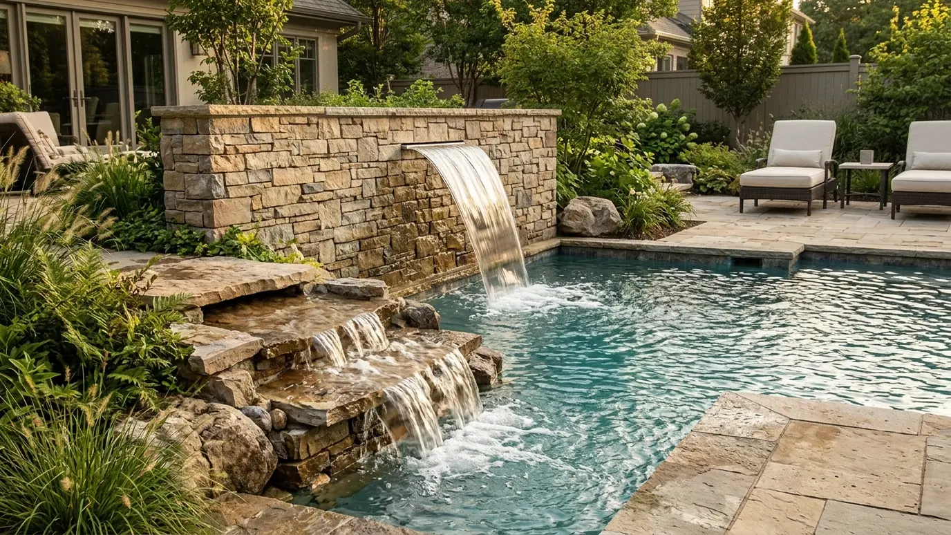 Patio and Pool Water Features in Nashville and Middle Tennessee