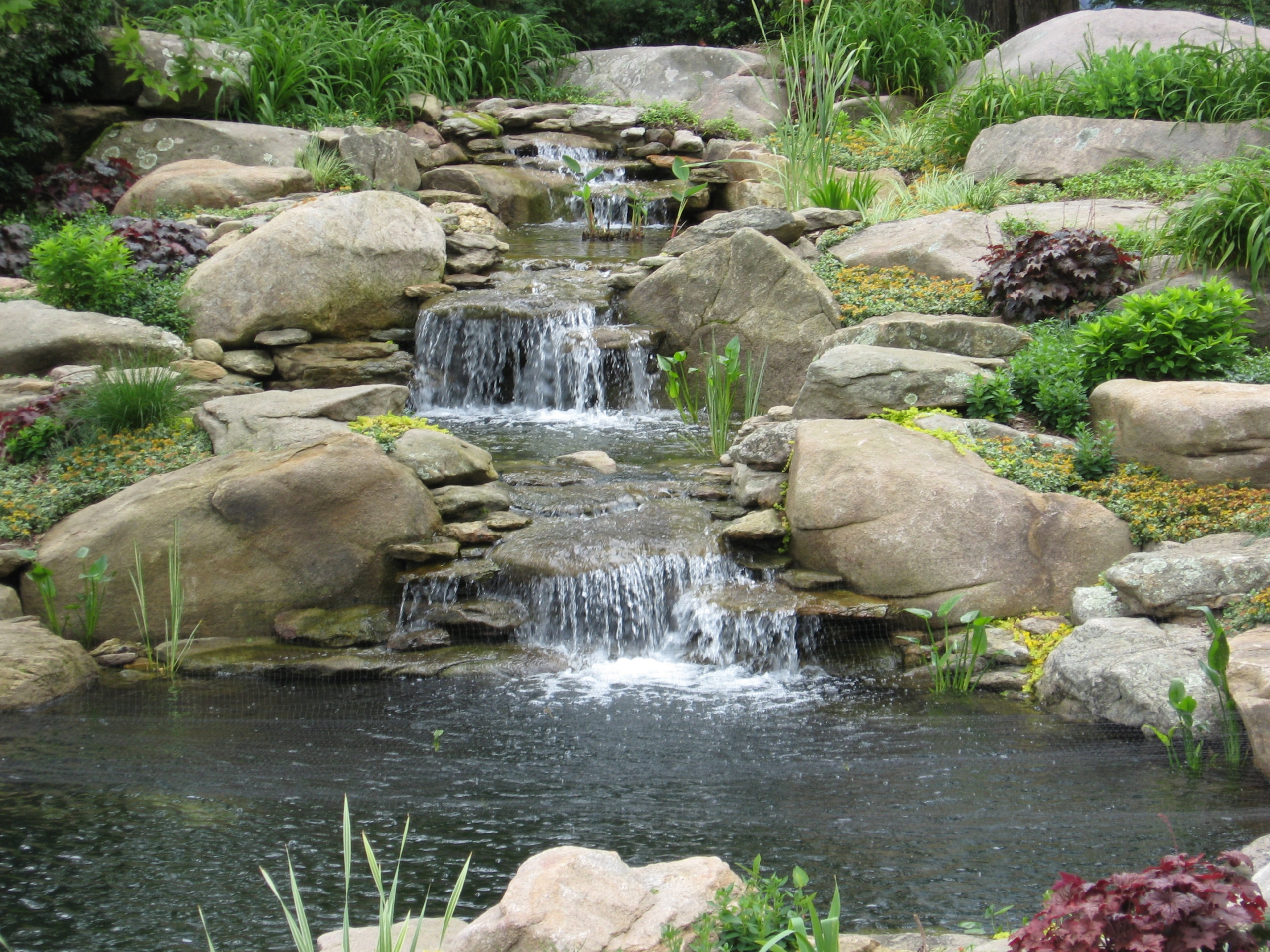 Pond Waterfall Installation Nashville